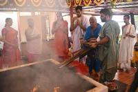 Shri Chandika Homa - Day 5 at Karla (26 Sep 2025)   Pictures Courtesy of Shri Dinesh Karkal